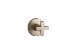 MasterShower® volume control valve trim with cross handle^Kohler