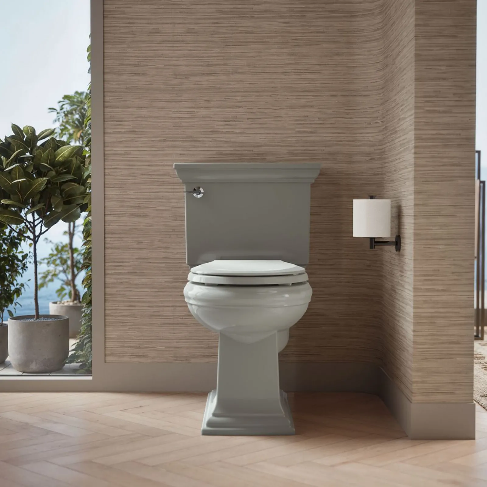 Nightlight ReadyLatch® Quiet-Close™ round-front toilet seat^Kohler Sale