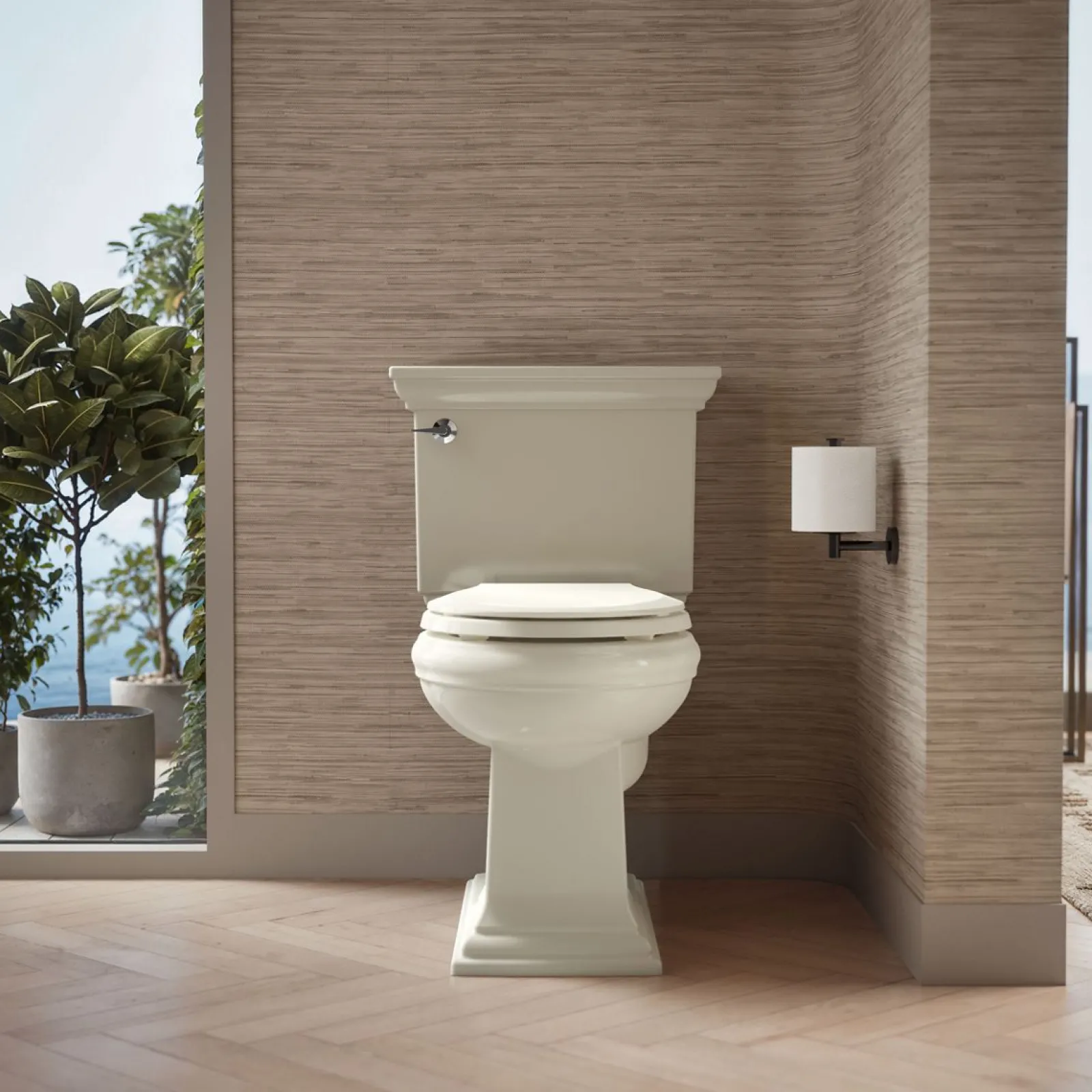 Nightlight ReadyLatch® Quiet-Close™ round-front toilet seat^Kohler Sale
