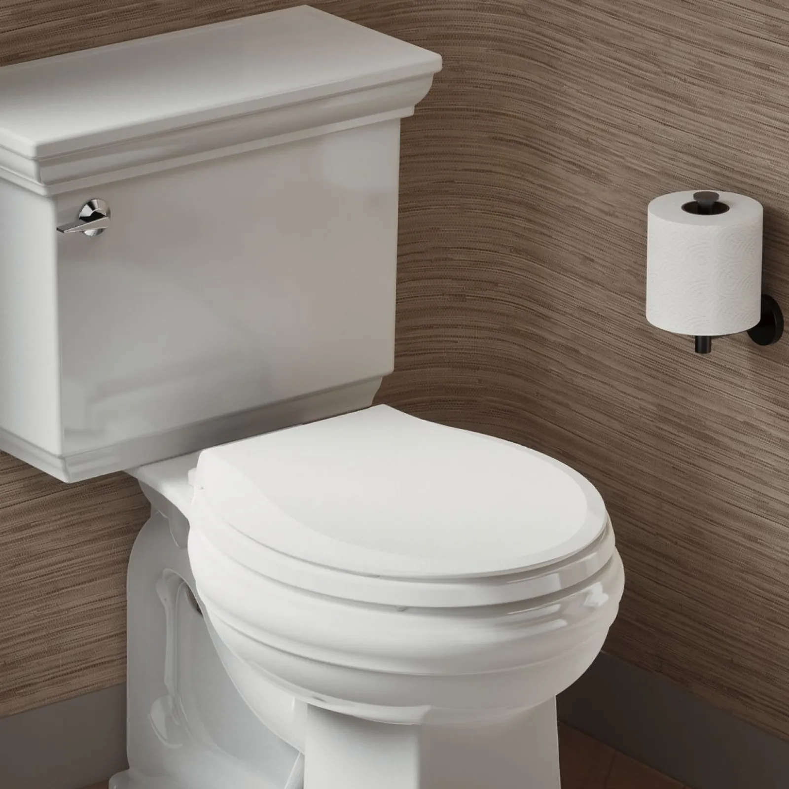 Nightlight ReadyLatch® Quiet-Close™ round-front toilet seat^Kohler Sale