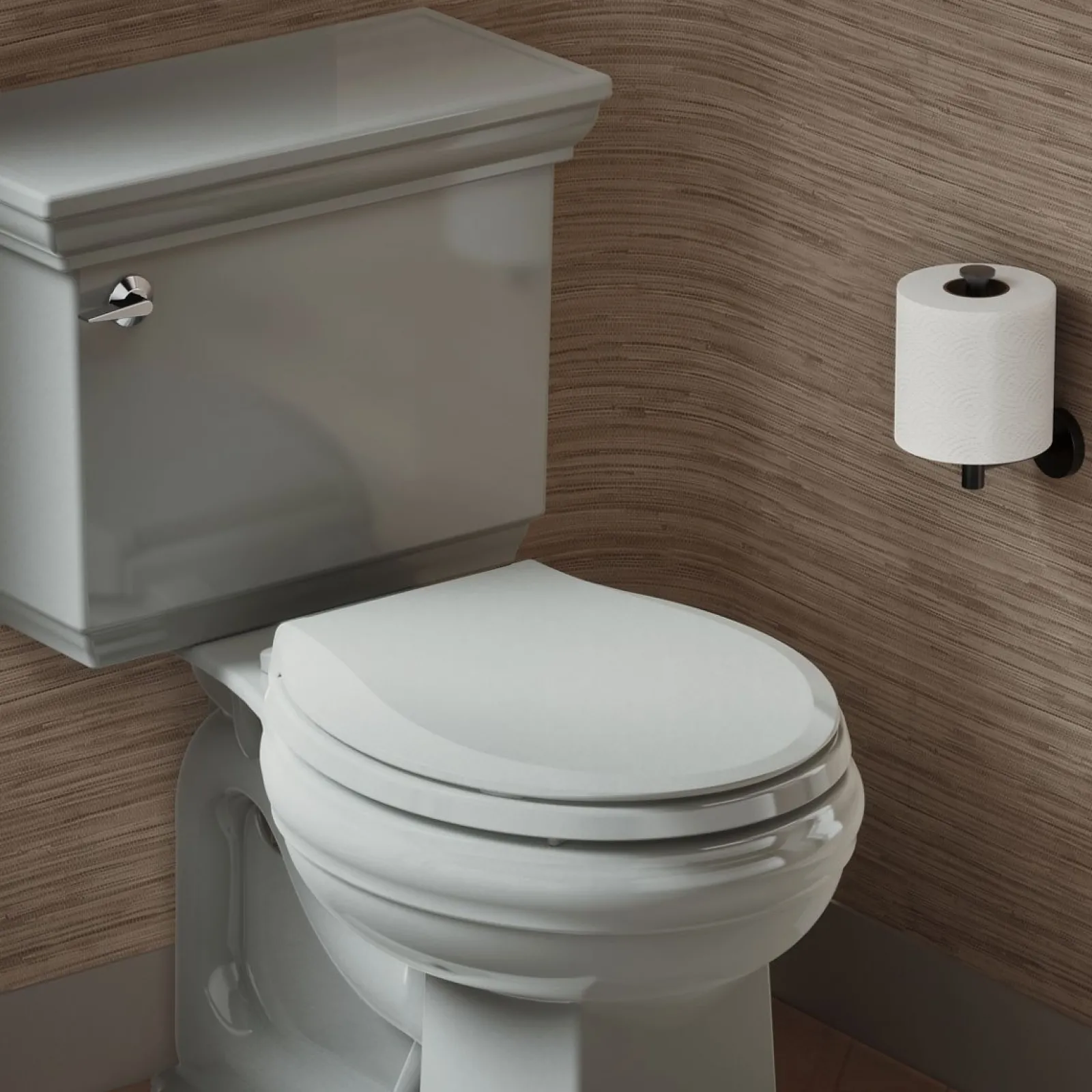 Nightlight ReadyLatch® Quiet-Close™ round-front toilet seat^Kohler Sale