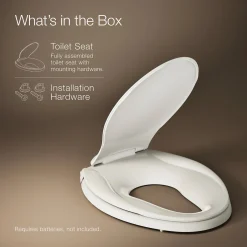 Nightlight ReadyLatch® Quiet-Close™ elongated toilet seat^Kohler Clearance