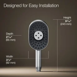 Oblong three-function handshower, 1.75 gpm^Kohler Online