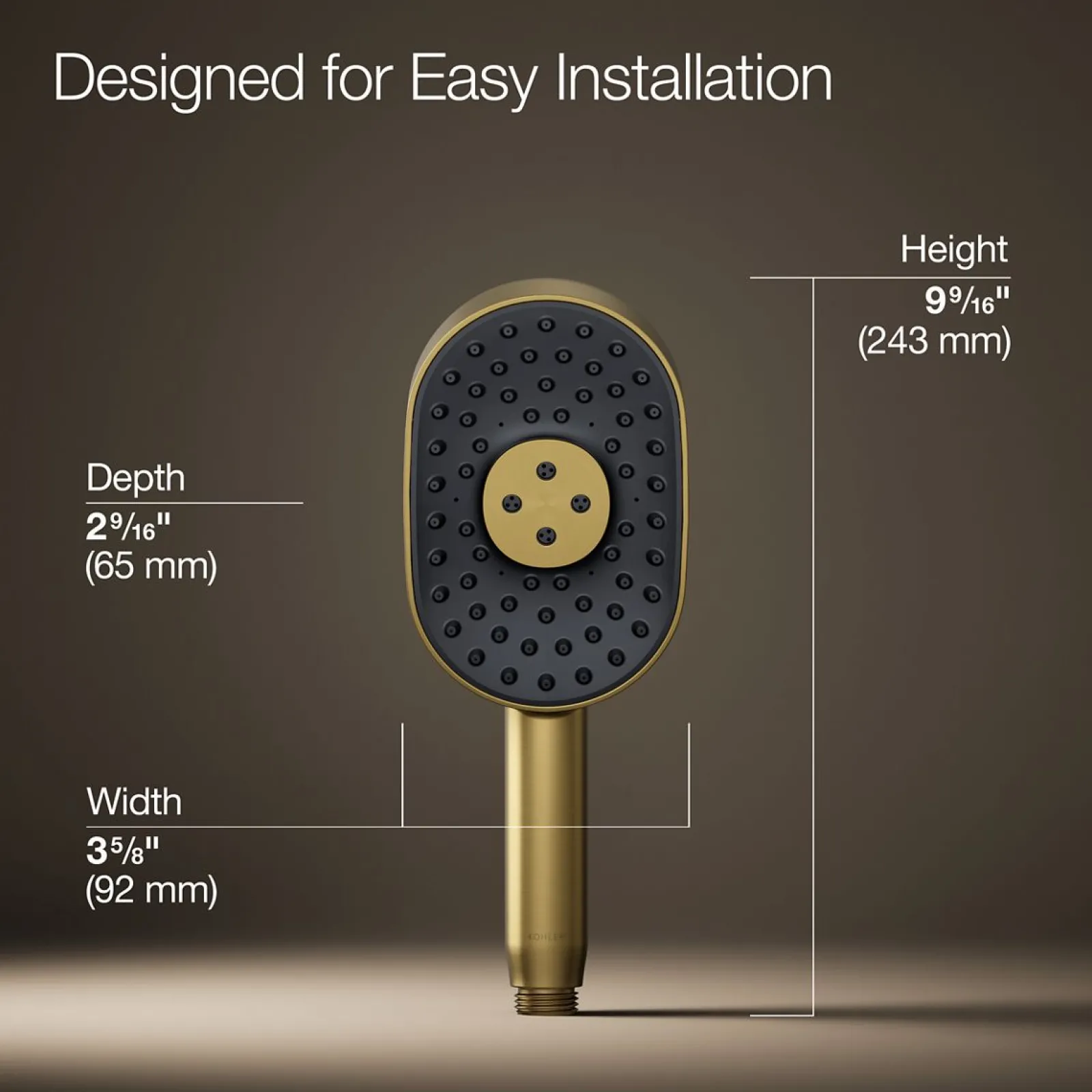 Oblong three-function handshower, 1.75 gpm^Kohler Online