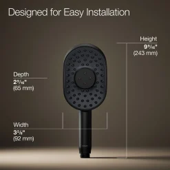 Oblong three-function handshower, 2.5 gpm^Kohler New