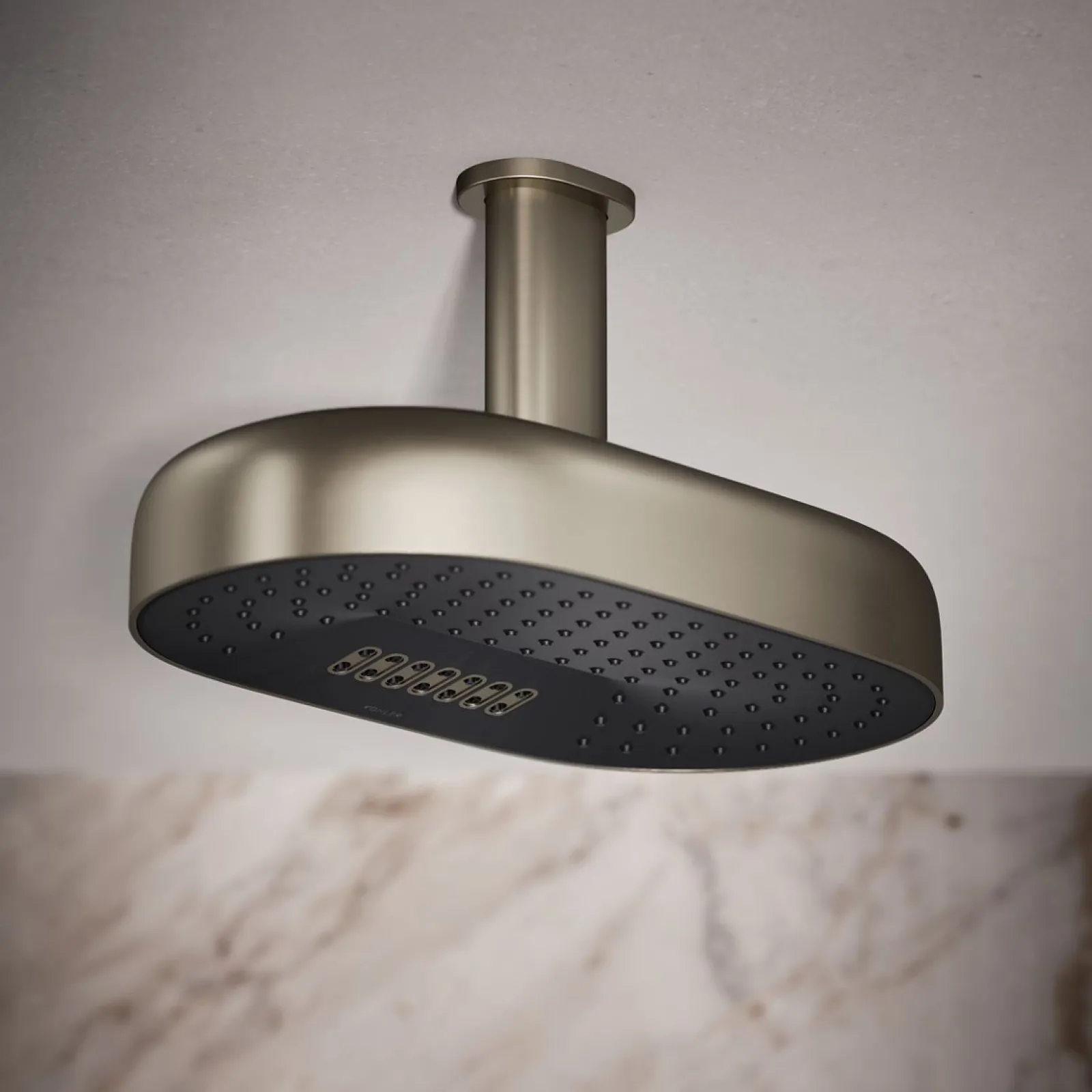 Oblong 14" two-function rainhead, 1.75 gpm^Kohler Online