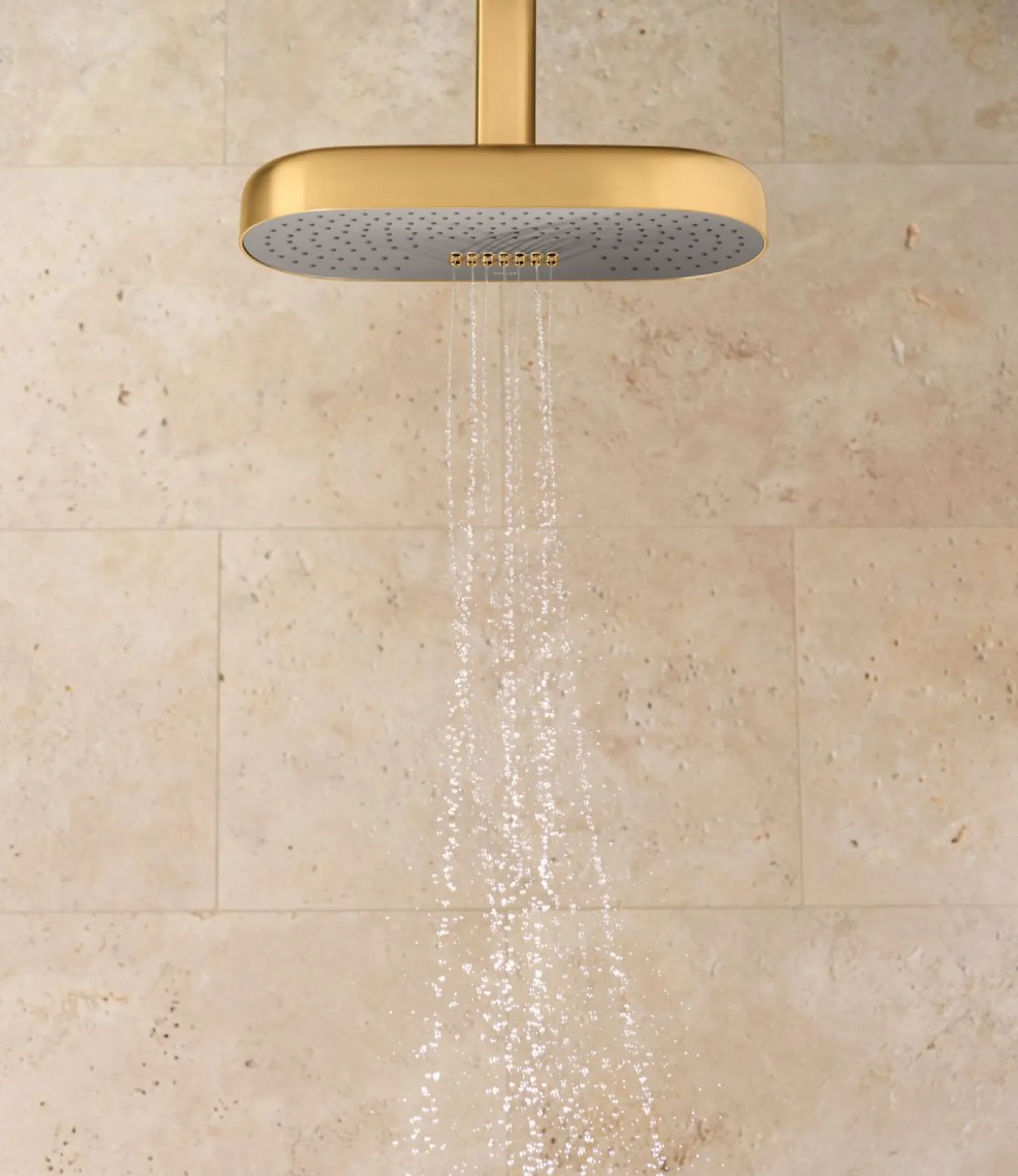 Oblong 14" two-function rainhead, 1.75 gpm^Kohler Online