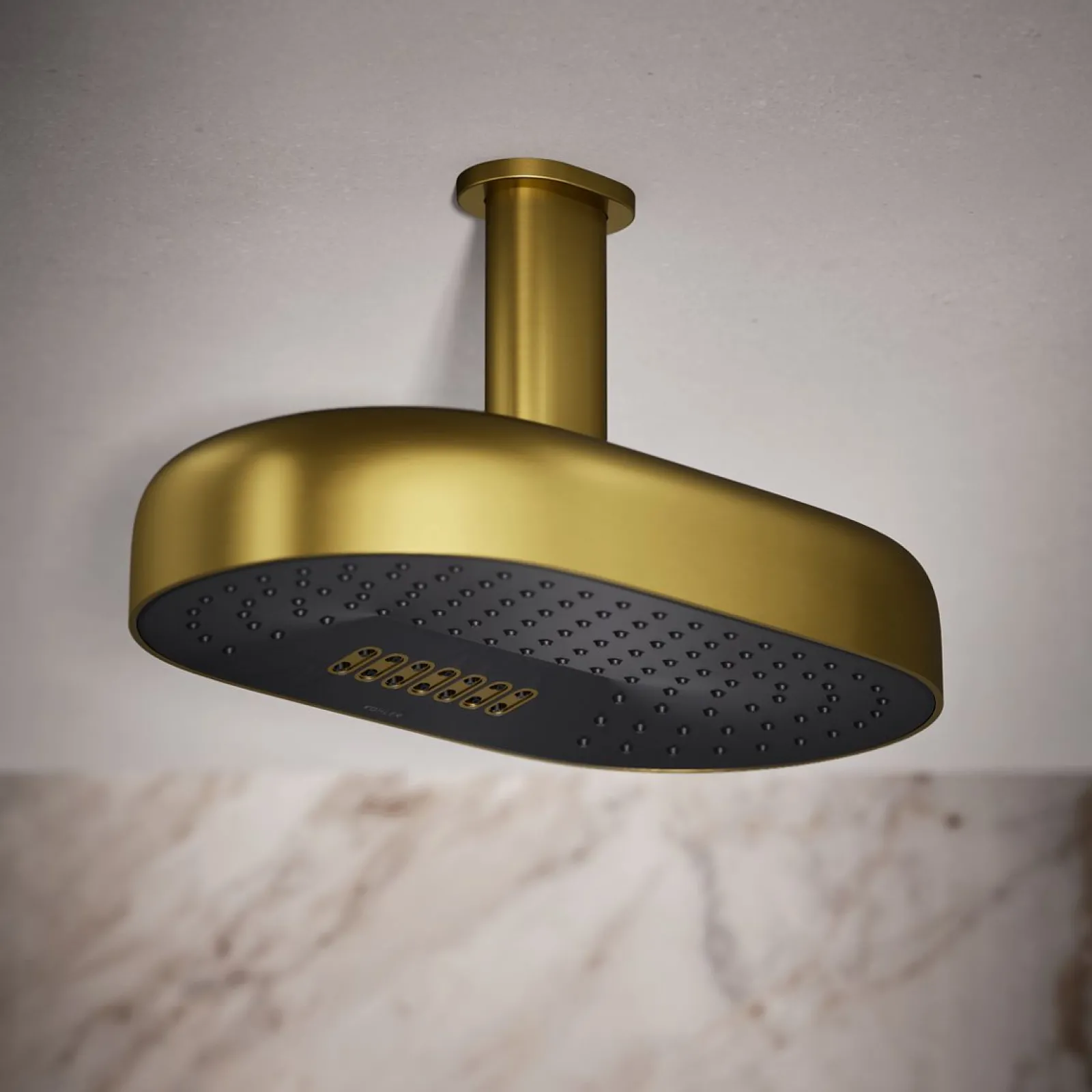 Oblong 14" two-function rainhead, 1.75 gpm^Kohler Online