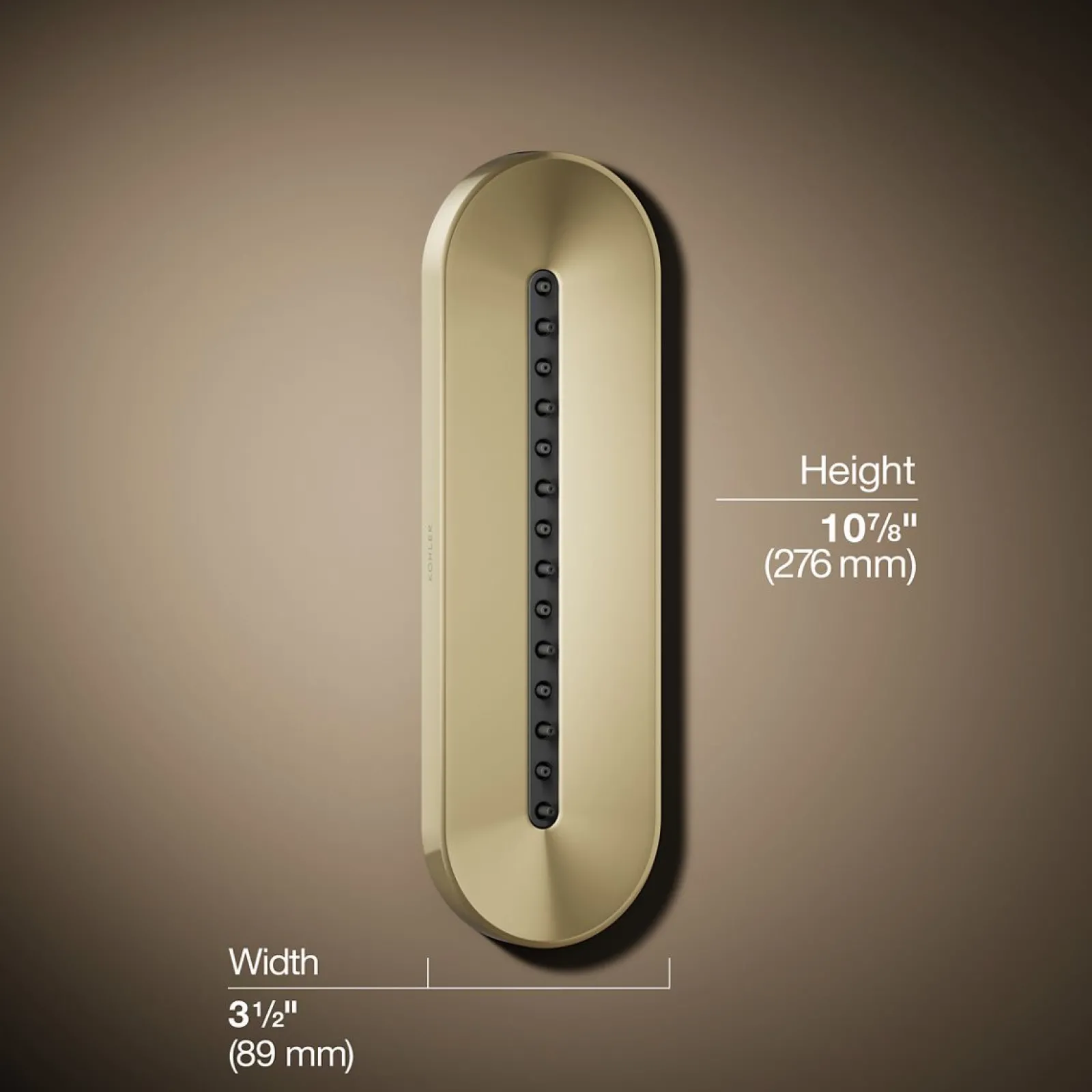 Oblong Vichy single-function body spray, 2.5 gpm^Kohler Clearance