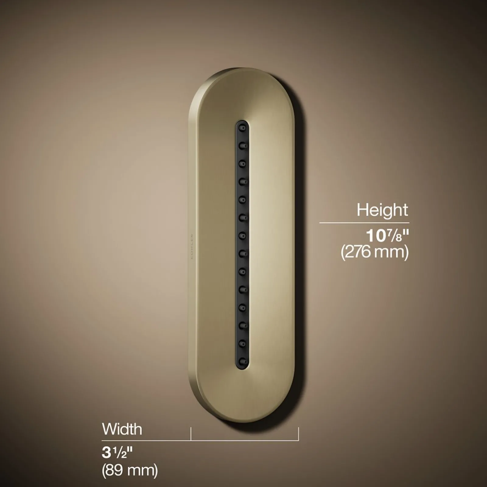 Oblong Vichy single-function body spray, 2.5 gpm^Kohler Clearance