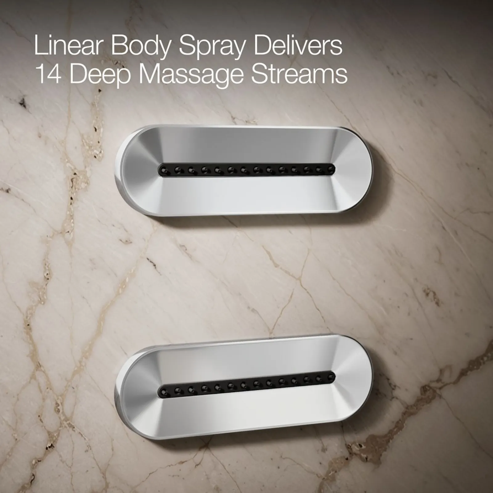 Oblong Vichy single-function body spray, 2.5 gpm^Kohler Clearance