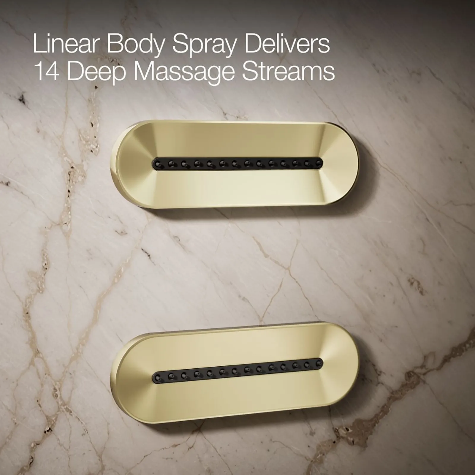 Oblong Vichy single-function body spray, 2.5 gpm^Kohler Clearance