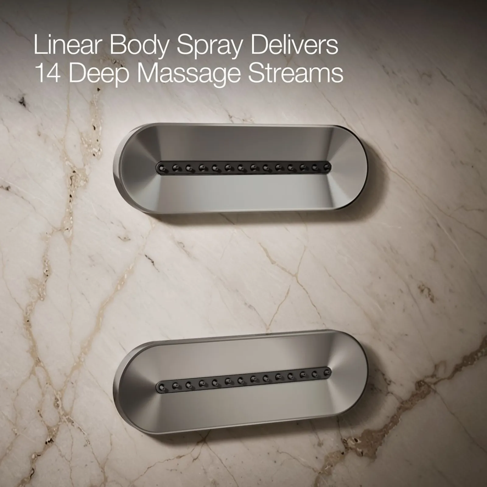 Oblong Vichy single-function body spray, 2.5 gpm^Kohler Clearance