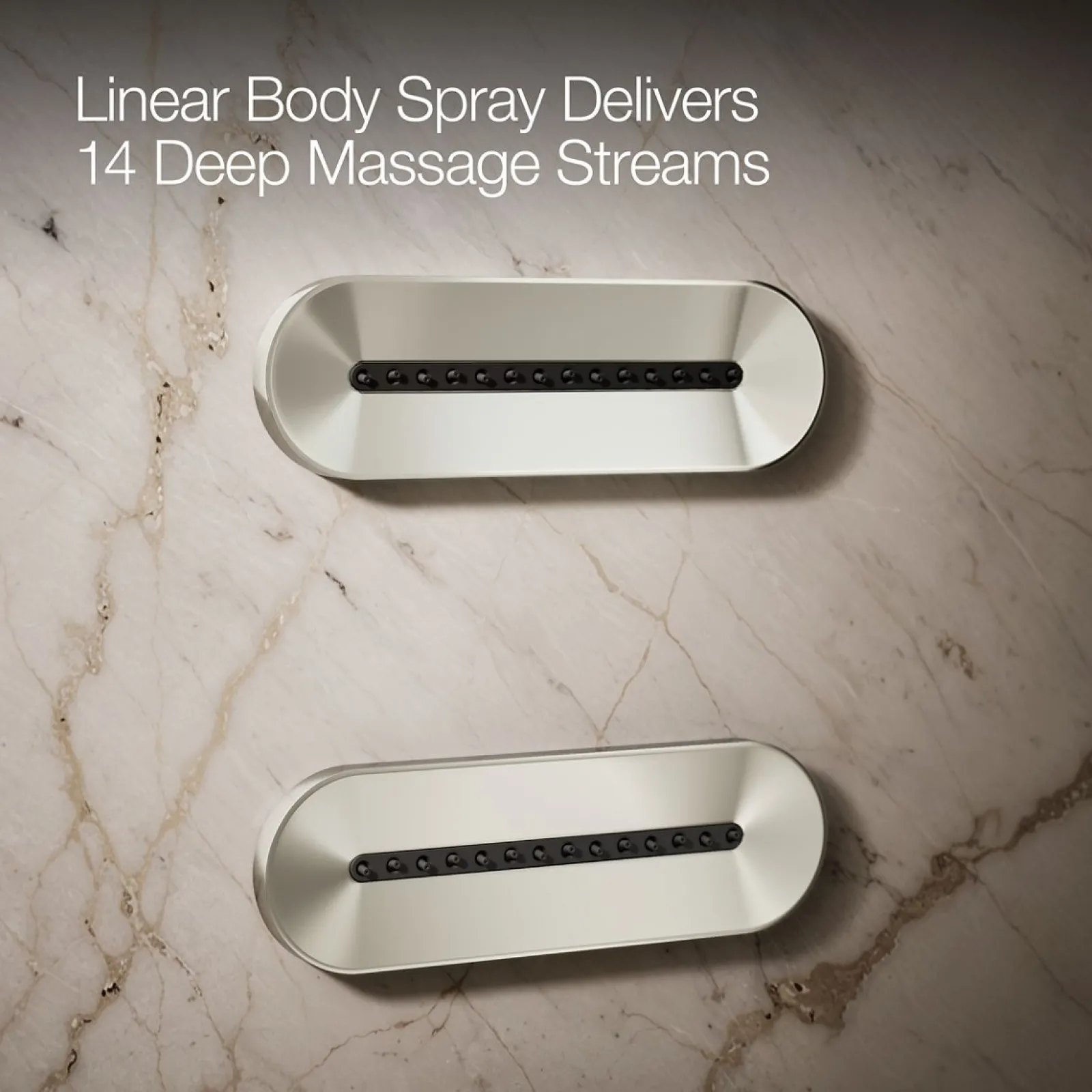 Oblong Vichy single-function body spray, 2.5 gpm^Kohler Clearance