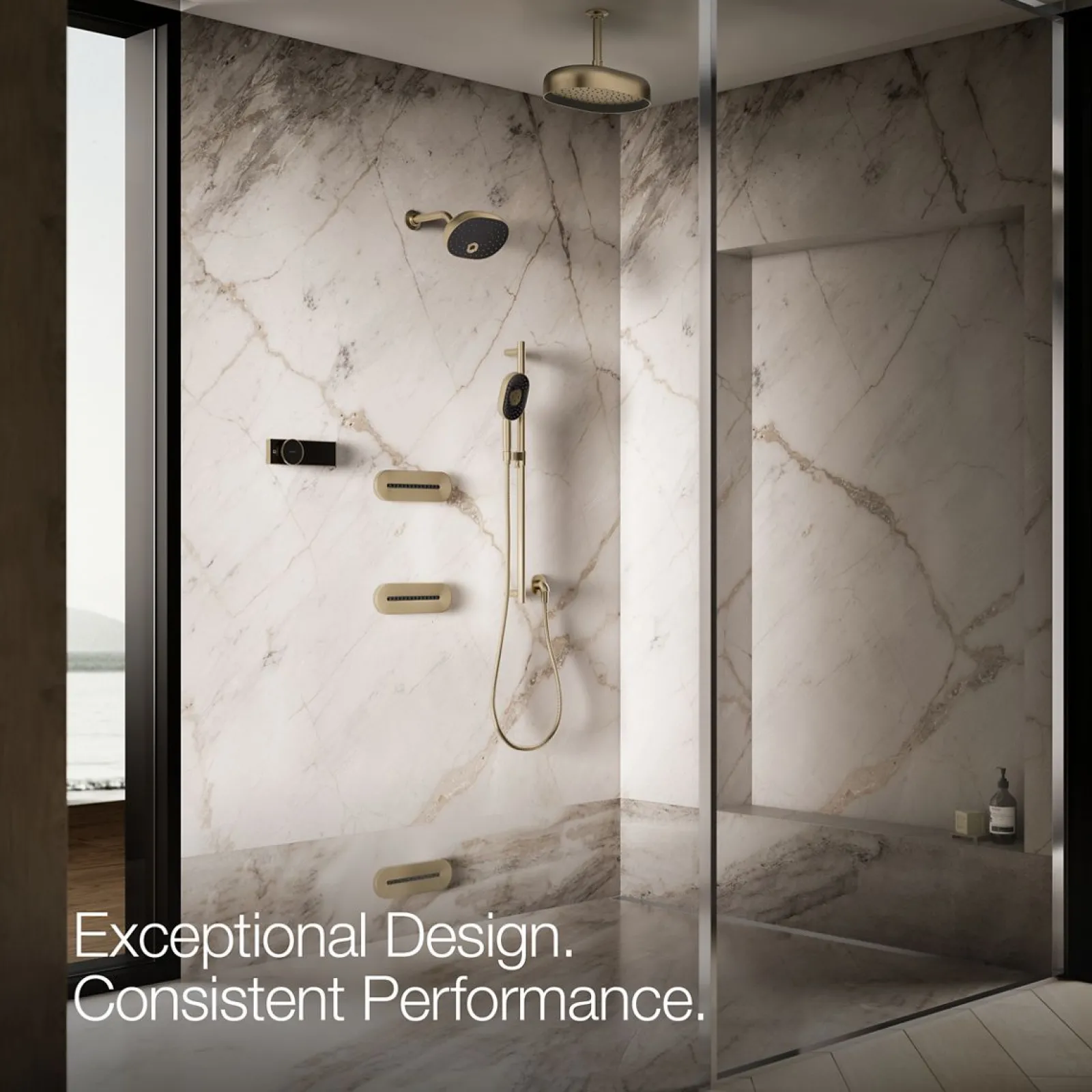 Oblong Vichy single-function body spray, 2.5 gpm^Kohler Clearance