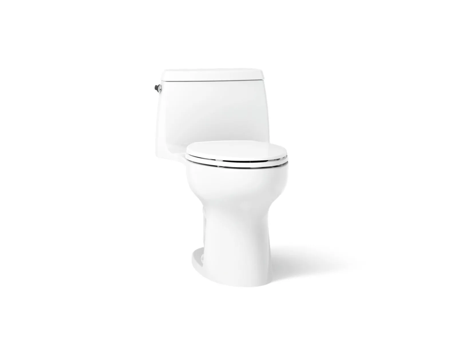 One-piece compact elongated 1.6 gpf toilet with Revolution 360® swirl flushing technology^Kohler Outlet