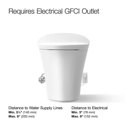 One-piece compact elongated smart toilet, dual-flush^Kohler Discount