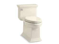 One-piece compact elongated toilet with skirted trapway, 1.28 gpf^Kohler Best