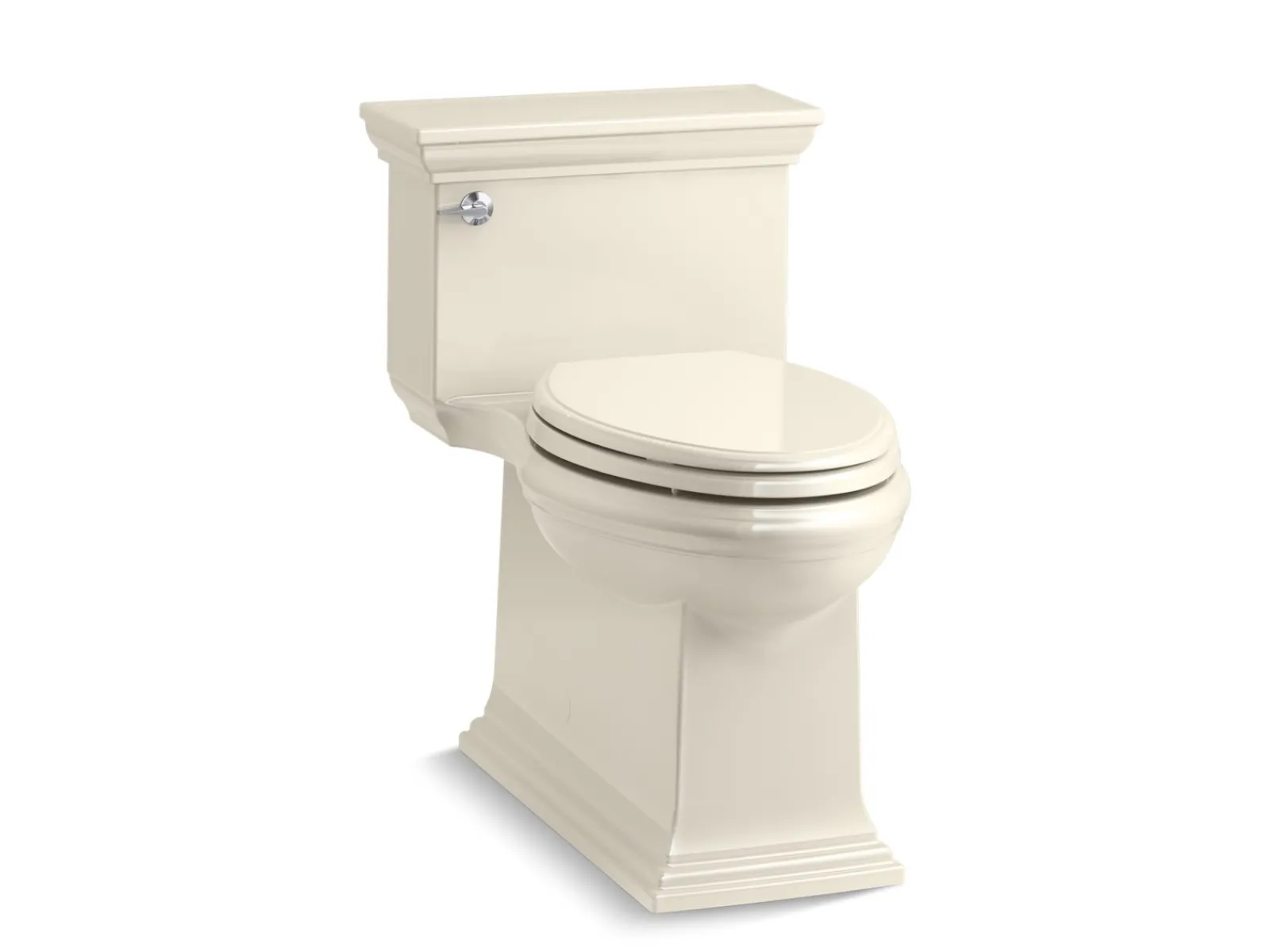 One-piece compact elongated toilet with skirted trapway, 1.28 gpf^Kohler Best