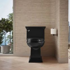One-piece compact elongated toilet with skirted trapway, 1.28 gpf^Kohler Best