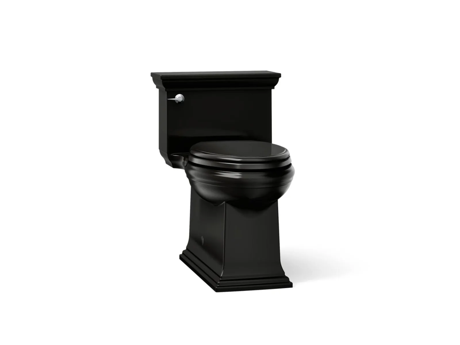 One-piece compact elongated toilet with skirted trapway, 1.28 gpf^Kohler Best