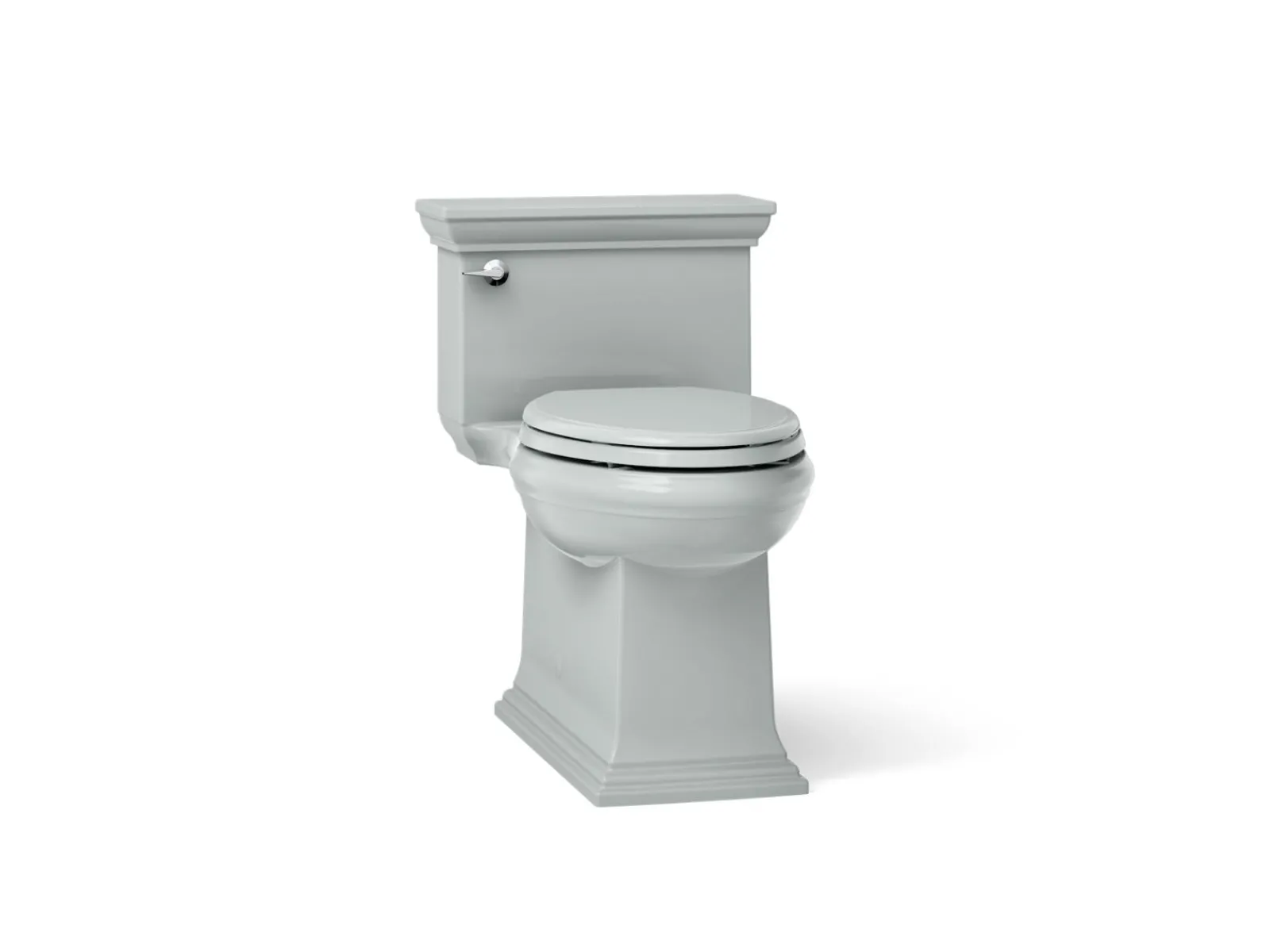 One-piece compact elongated toilet with skirted trapway, 1.28 gpf^Kohler Best
