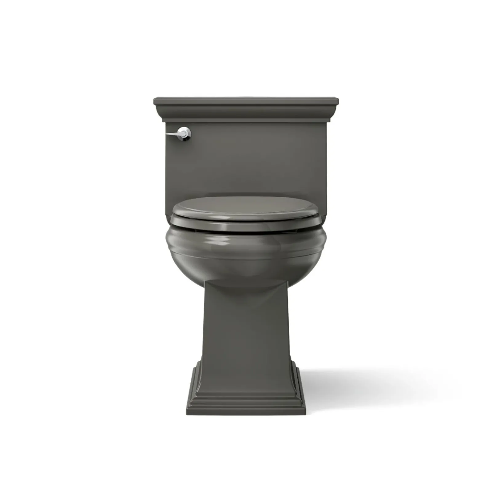 One-piece compact elongated toilet with skirted trapway, 1.28 gpf^Kohler Best