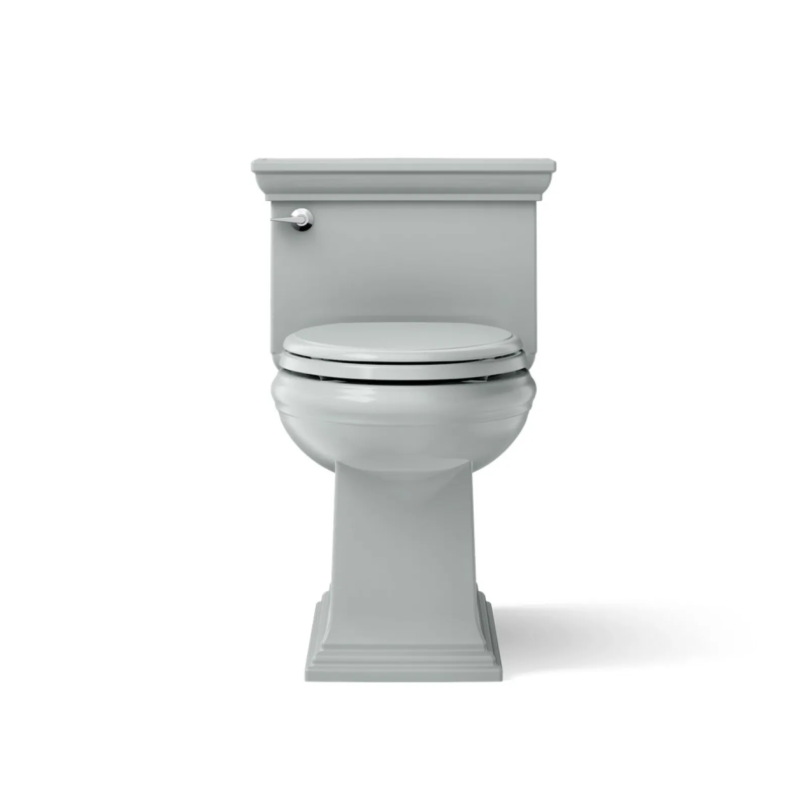 One-piece compact elongated toilet with skirted trapway, 1.28 gpf^Kohler Best