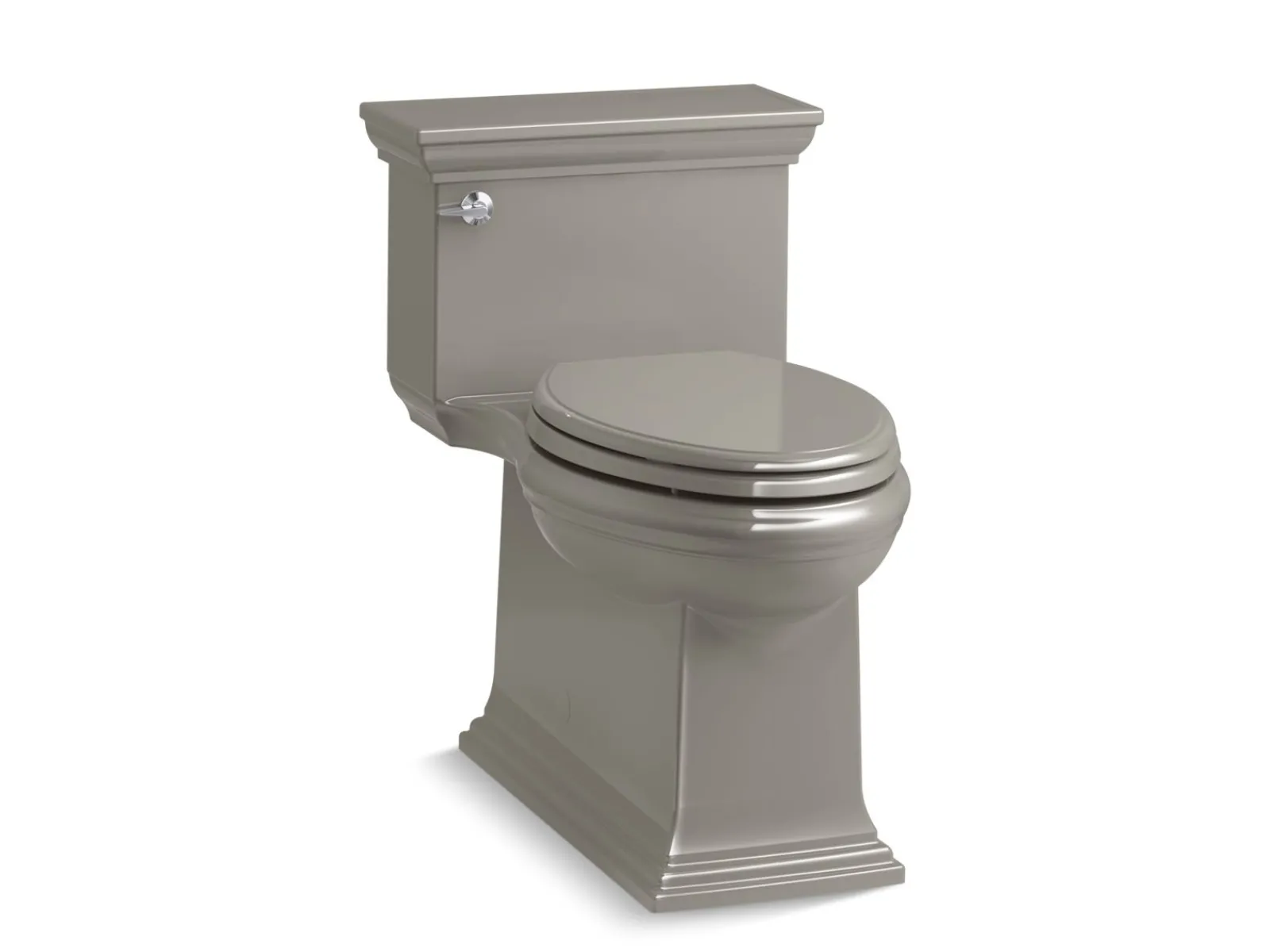 One-piece compact elongated toilet with skirted trapway, 1.28 gpf^Kohler Best