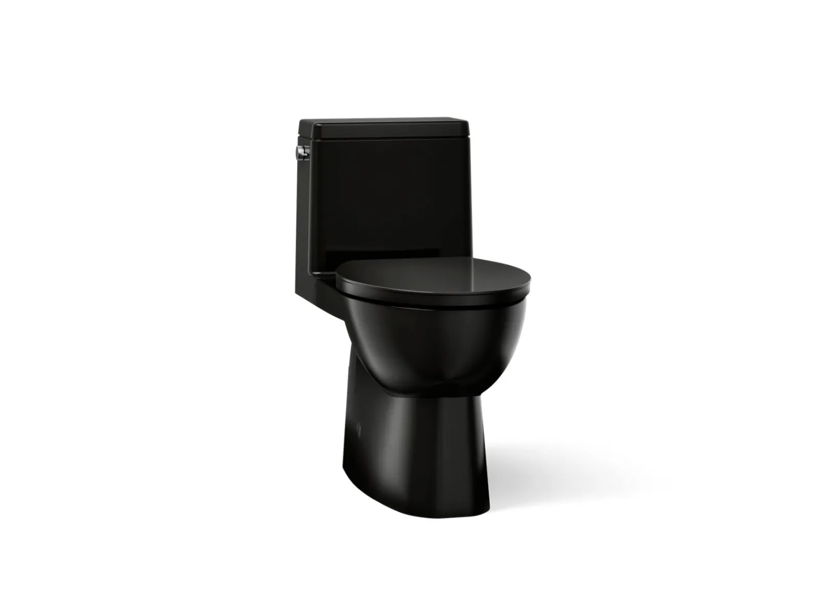 One-piece compact elongated toilet with skirted trapway, 1.28 gpf^Kohler Best