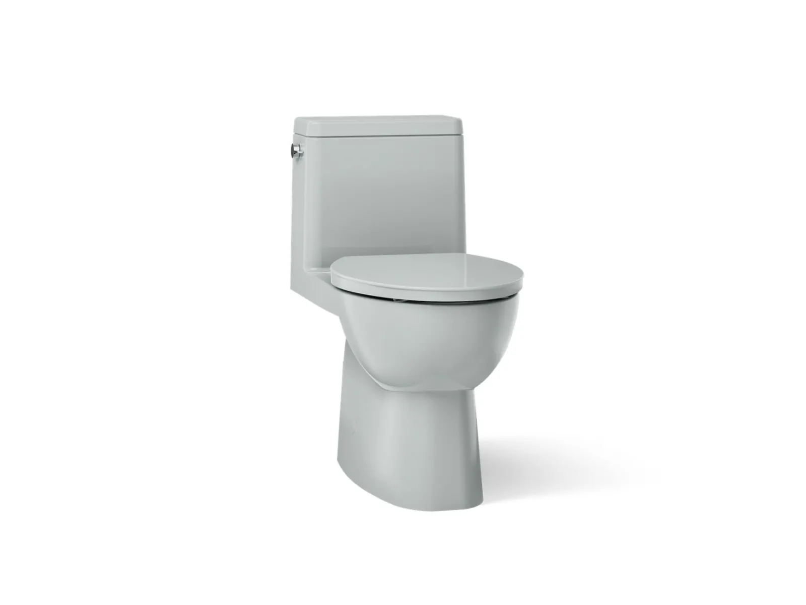 One-piece compact elongated toilet with skirted trapway, 1.28 gpf^Kohler Best