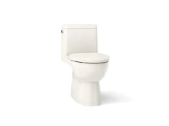 One-piece compact elongated toilet with skirted trapway, 1.28 gpf^Kohler Best