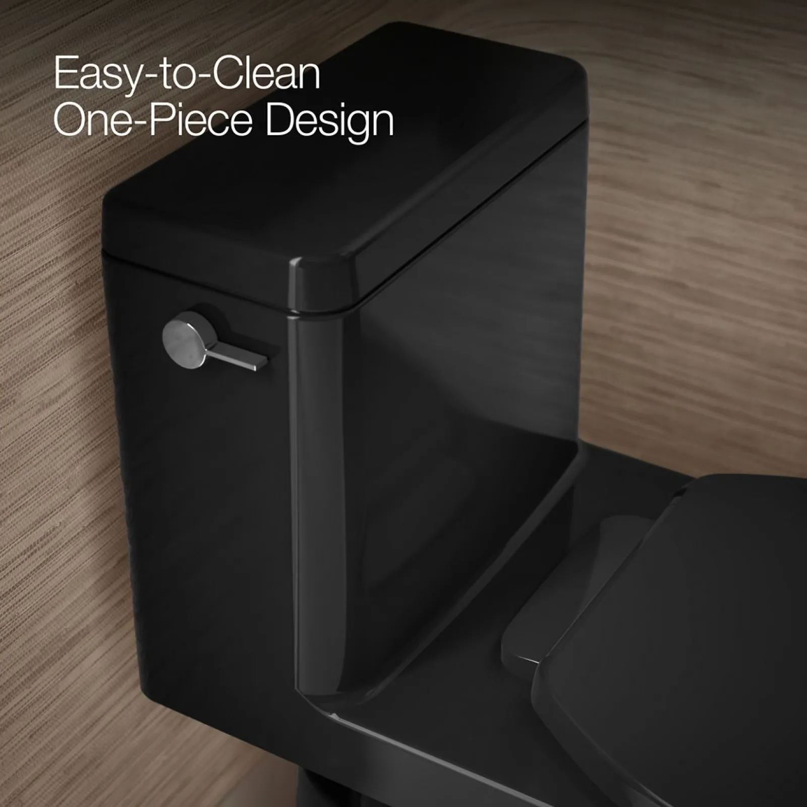 One-piece compact elongated toilet with skirted trapway, 1.28 gpf^Kohler Best