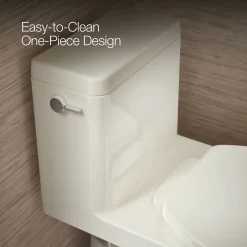 One-piece compact elongated toilet with skirted trapway, 1.28 gpf^Kohler Best