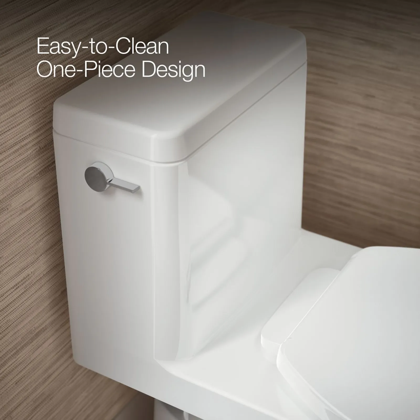 One-piece compact elongated toilet with skirted trapway, 1.28 gpf^Kohler Best