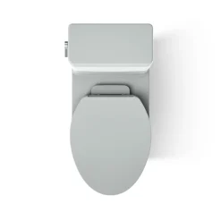 One-piece compact elongated toilet with skirted trapway, 1.28 gpf^Kohler Best