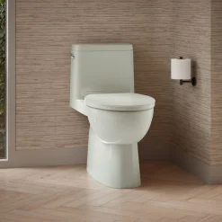 One-piece compact elongated toilet with skirted trapway, 1.28 gpf^Kohler Best