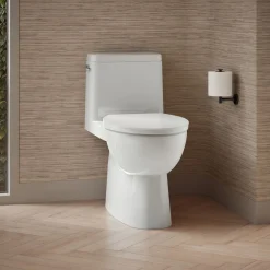 One-piece compact elongated toilet with skirted trapway, 1.28 gpf^Kohler Best