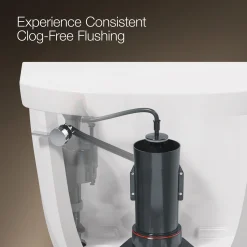 One-piece compact elongated toilet with skirted trapway, 1.28 gpf^Kohler New