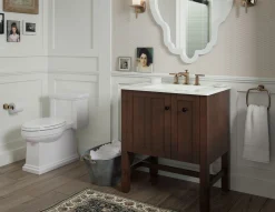 One-piece compact elongated toilet with skirted trapway, 1.28 gpf^Kohler Sale