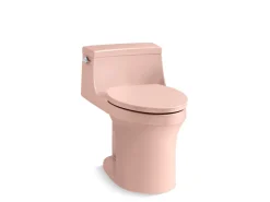 One-piece compact elongated toilet with concealed trapway, 1.28 gpf^Kohler