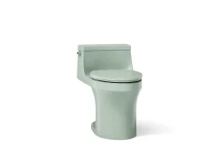 One-piece compact elongated toilet with concealed trapway, 1.28 gpf^Kohler