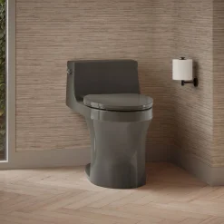One-piece compact elongated toilet with concealed trapway, 1.28 gpf^Kohler