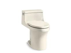 One-piece compact elongated toilet with concealed trapway, 1.28 gpf^Kohler