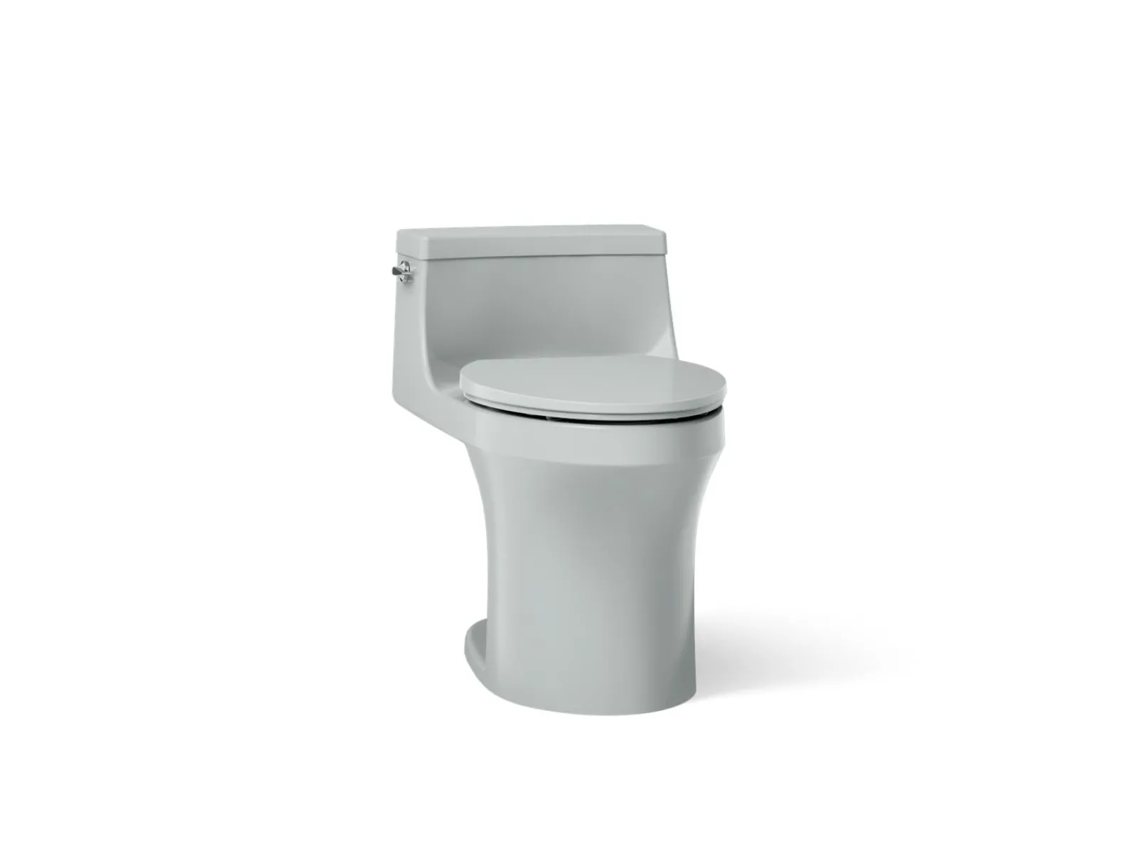 One-piece compact elongated toilet with concealed trapway, 1.28 gpf^Kohler