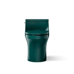 One-piece compact elongated toilet with concealed trapway, 1.28 gpf^Kohler