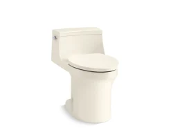 One-piece compact elongated toilet with concealed trapway, 1.28 gpf^Kohler