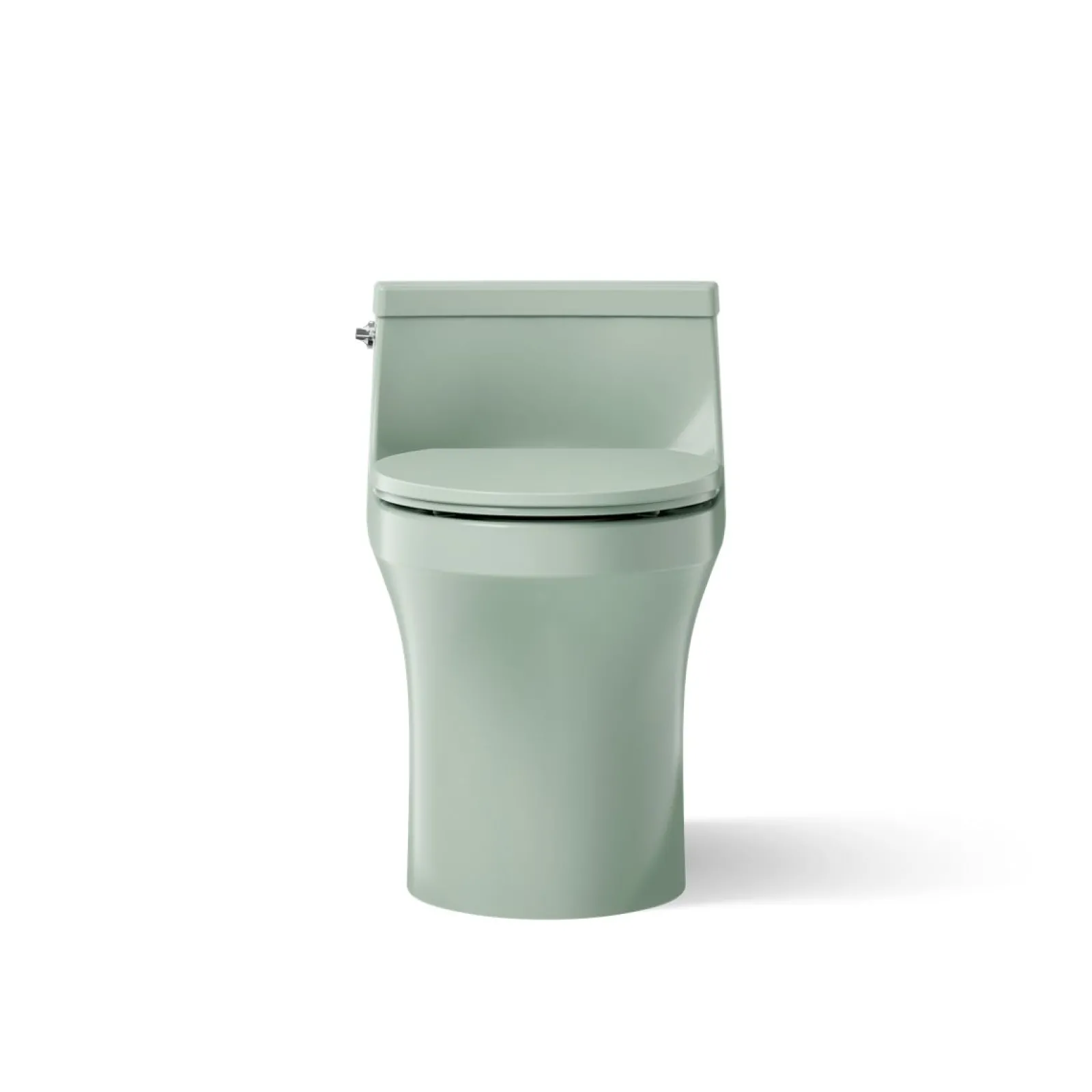 One-piece compact elongated toilet with concealed trapway, 1.28 gpf^Kohler