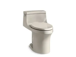 One-piece compact elongated toilet with concealed trapway, 1.28 gpf^Kohler