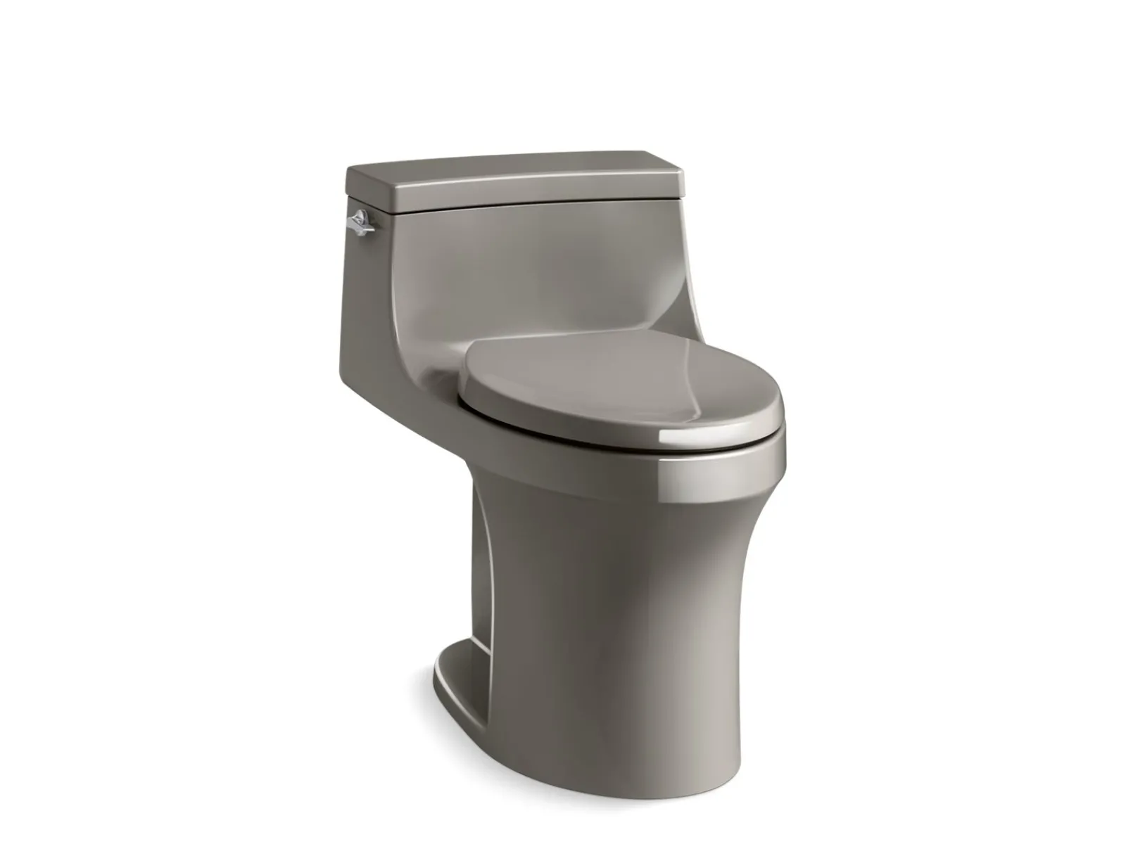 One-piece compact elongated toilet with concealed trapway, 1.28 gpf^Kohler